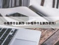 乳山小程序什么制作（小程序什么制作软件）